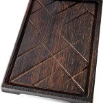 Gorgeous Birthday Housewarming Gift Ideas Handmade Decorative Designer 
Wood Serving Tray Platter Ottoman Fruit Tray Breakfast Snack Food Coffee 
Dining Kitchen Tableware 14 x 7 Inches