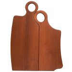Straga Handmade Mr. & Mrs. Cutting Boards - Mahogany Wood Charcuterie 
Cheese Board Set with Handle for Kitchen, His & Hers, Romeo & Juliet Gift 
for Anniversary, Wedding, Housewarming